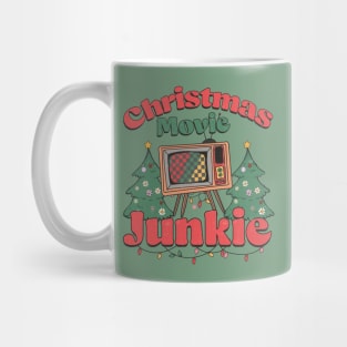 Christmas Movie Junkie, Retro Christmas, Popular Christmas Mug